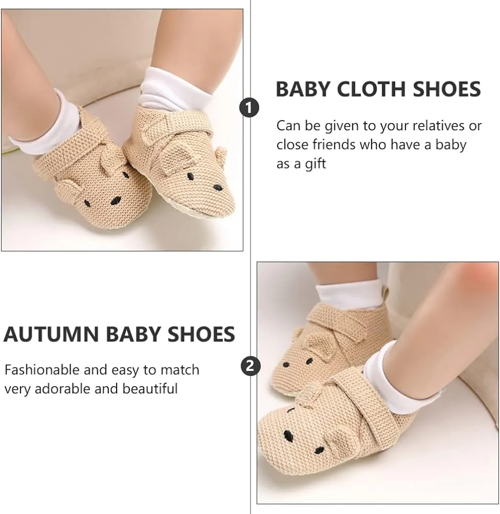 1 Pair Baby Walking Shoes Indoor Toddler Shoes Walking Shoes Practical Toddler Footwears (Pink 11cm)