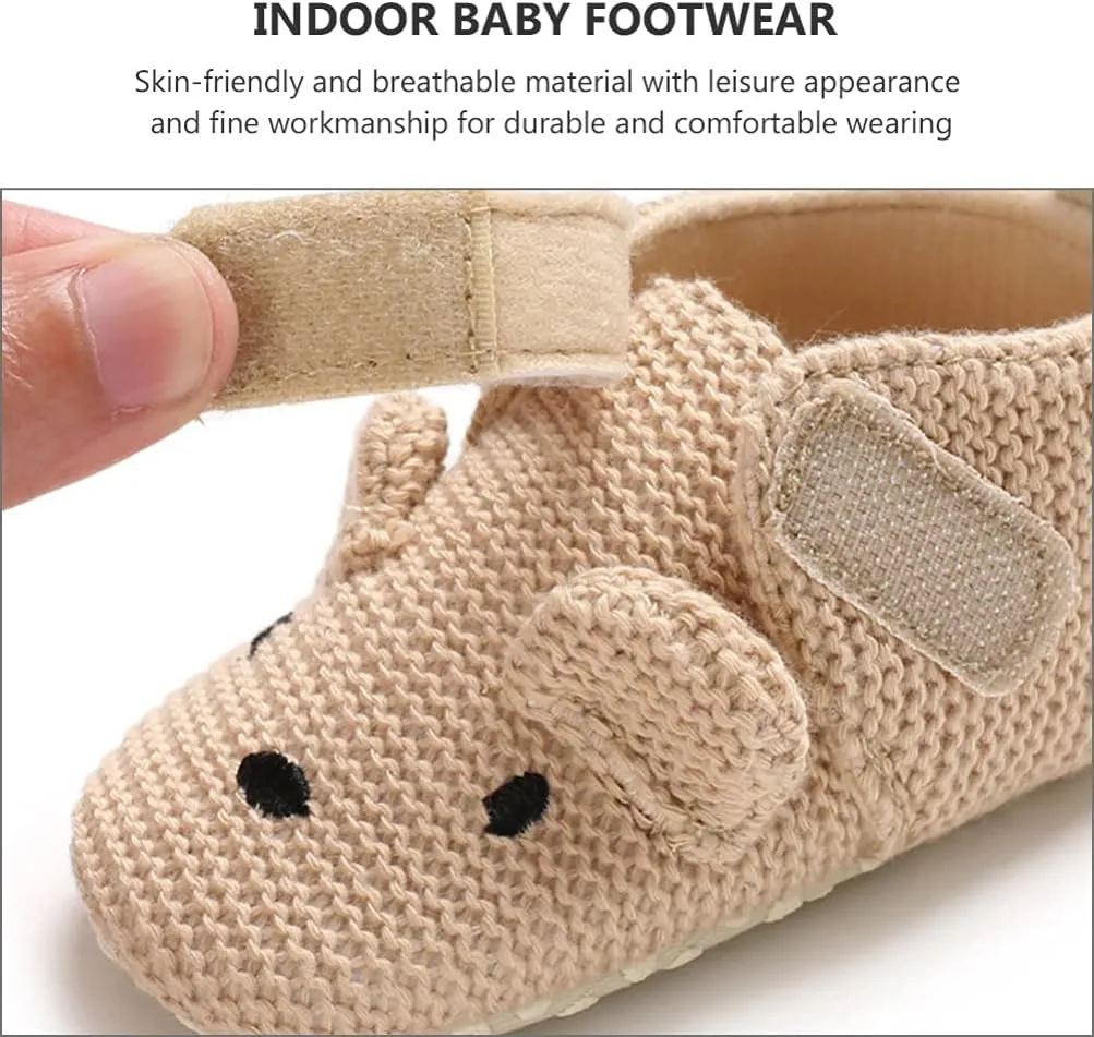1 Pair Baby Walking Shoes Indoor Toddler Shoes Walking Shoes Practical Toddler Footwears (Pink 11cm)