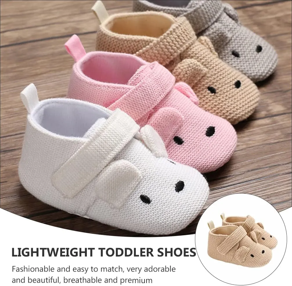 1 Pair Baby Walking Shoes Indoor Toddler Shoes Walking Shoes Practical Toddler Footwears (Pink 11cm)