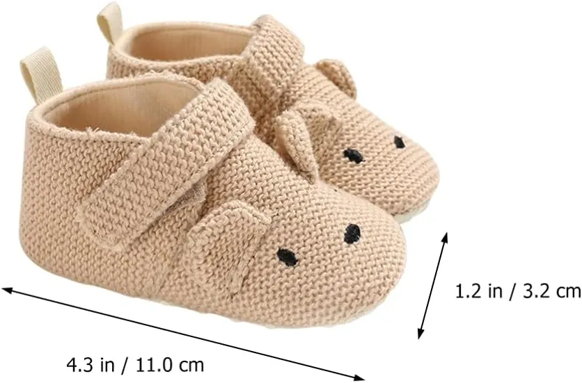 1 Pair Baby Walking Shoes Indoor Toddler Shoes Walking Shoes Practical Toddler Footwears (Pink 11cm)