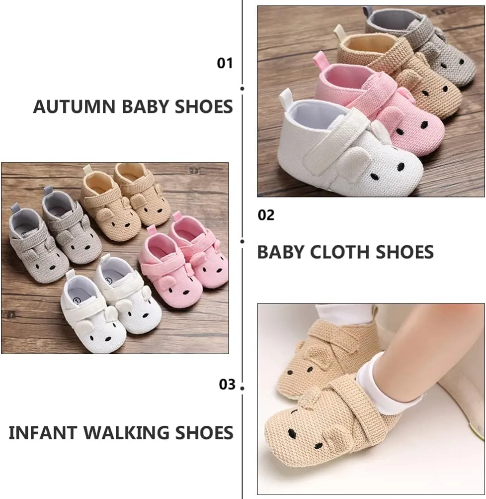 1 Pair Baby Walking Shoes Indoor Toddler Shoes Walking Shoes Practical Toddler Footwears (Pink 11cm)