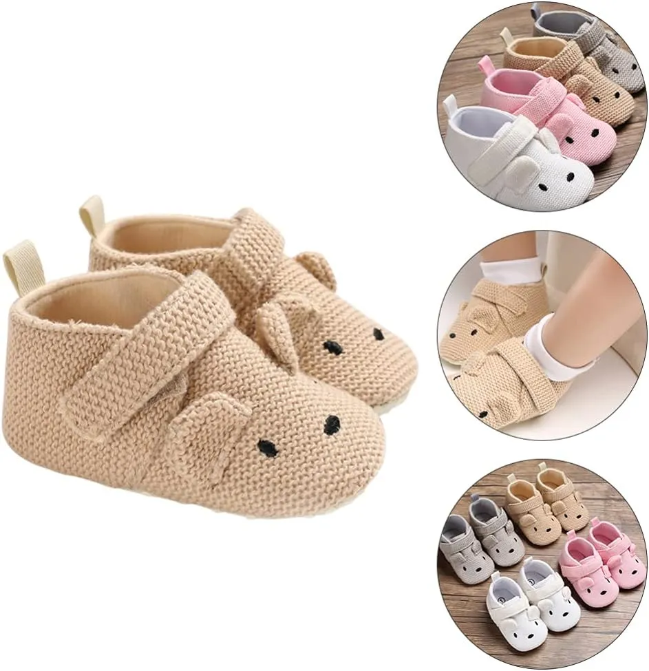 1 Pair Baby Walking Shoes Indoor Toddler Shoes Walking Shoes Practical Toddler Footwears (Pink 11cm)