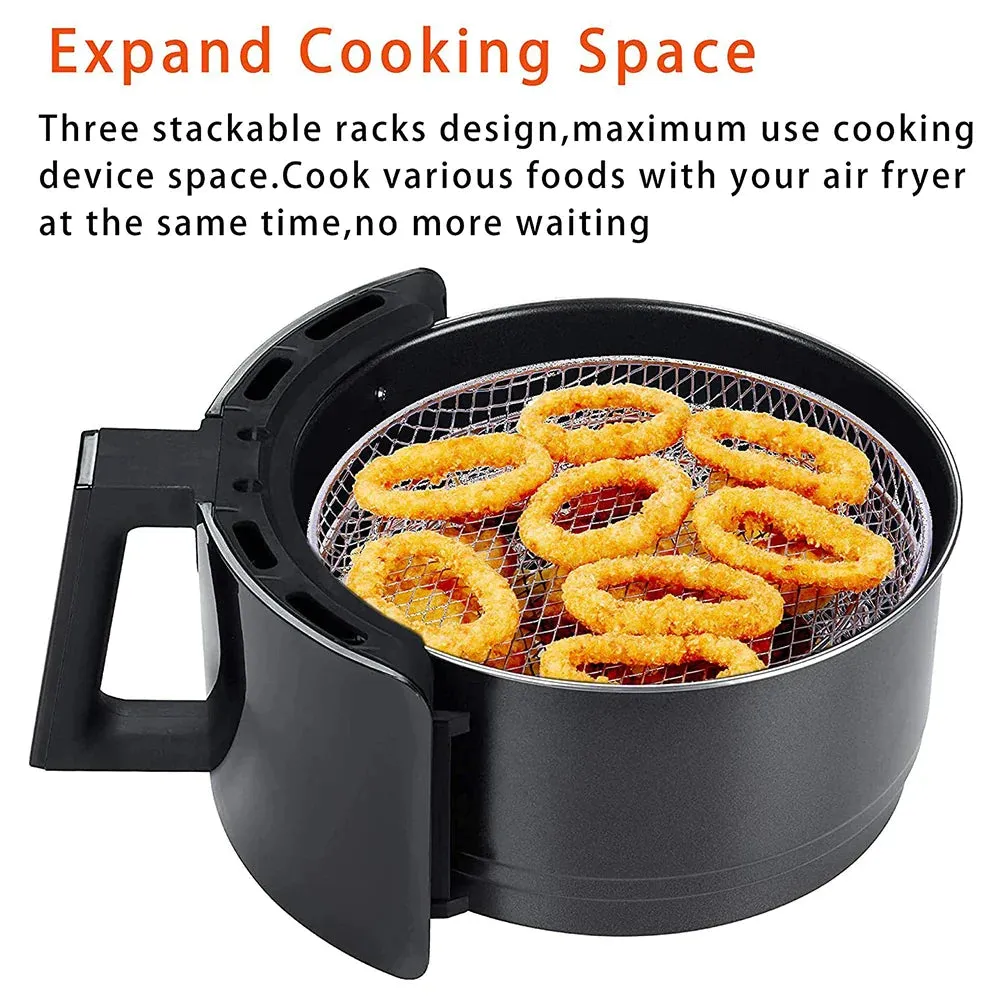 3 Layer Air Fryer Rack for Home Kitchen Oven