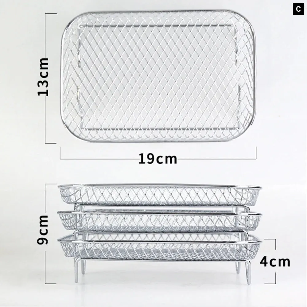 3 Layer Air Fryer Rack for Home Kitchen Oven
