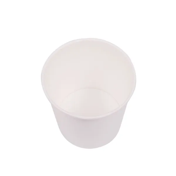 [500 ct] 16 oz Gourmet Paper Food Container | White | 96 mm