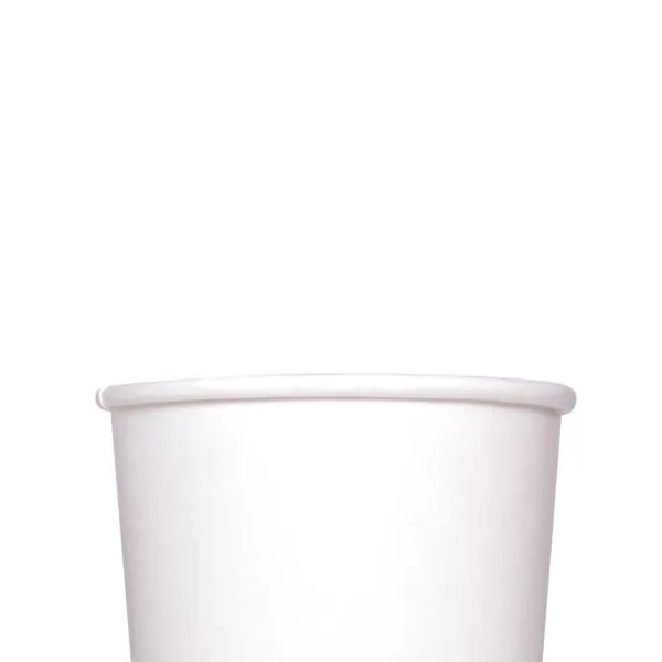 [500 ct] 16 oz Gourmet Paper Food Container | White | 96 mm