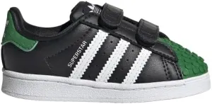 adidas Infant Superstar x Lego Shoes, Black Green