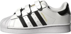 adidas Originals baby-boys Superstar Sneaker, White/Black/White, 9 M US
