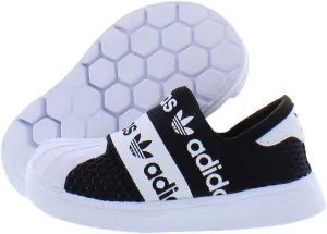 adidas Superstar Smr 360 Baby Boys Shoes Size 5.5, Color: Black/White