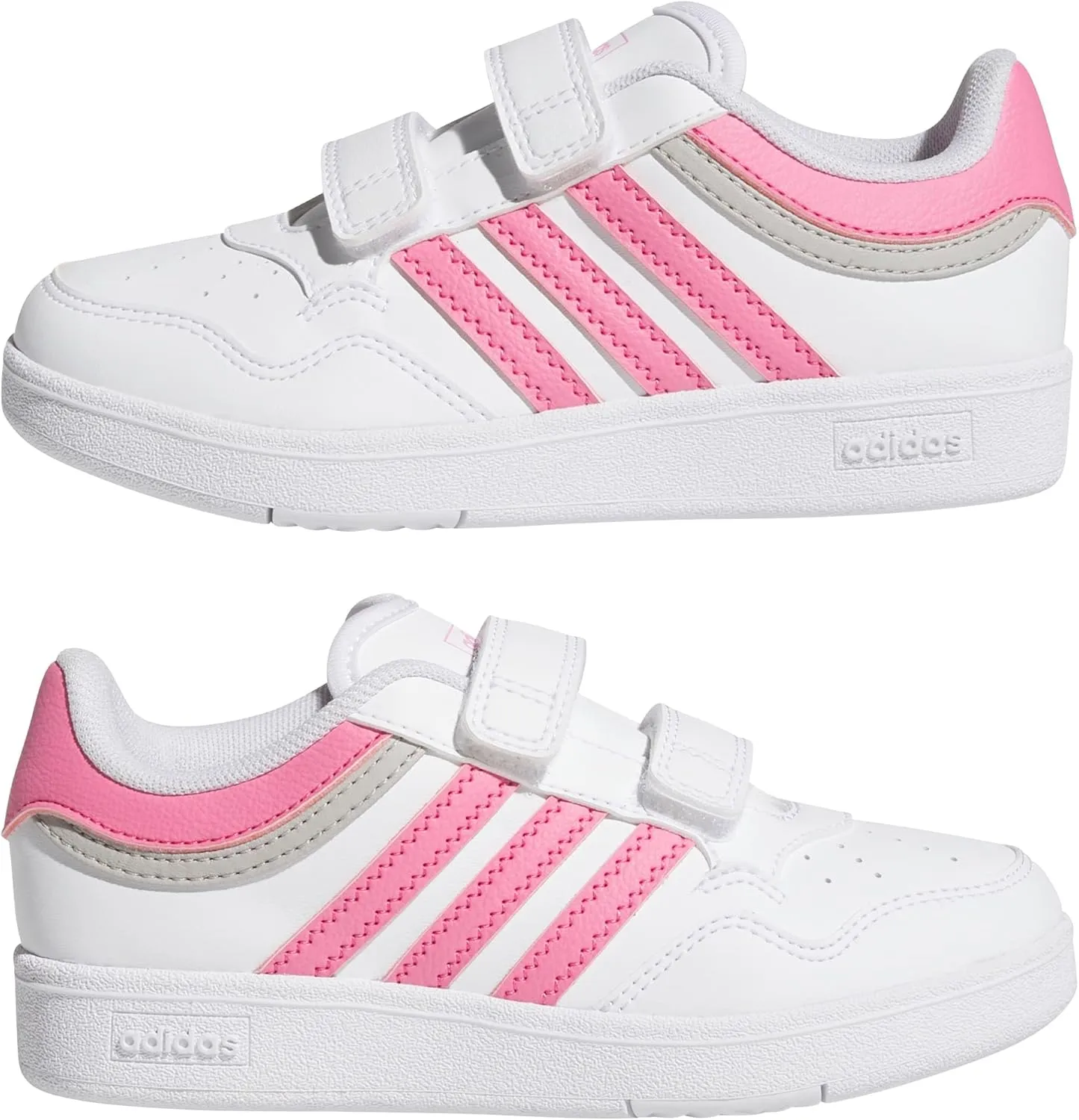 adidas Unisex-Child Hoops 4.0 Velcro Strap Sneaker