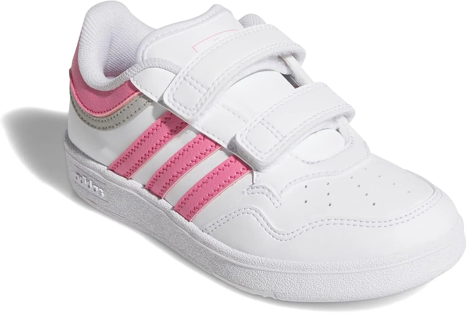 adidas Unisex-Child Hoops 4.0 Velcro Strap Sneaker