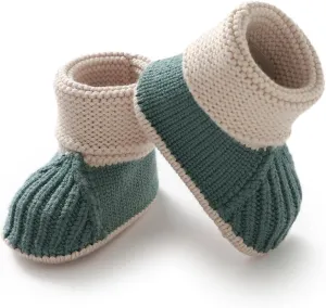 Baby Booties Newborn First Walkers Cozy Shoes Warm Knit Soft Toddler Infant Boy Girl Booties