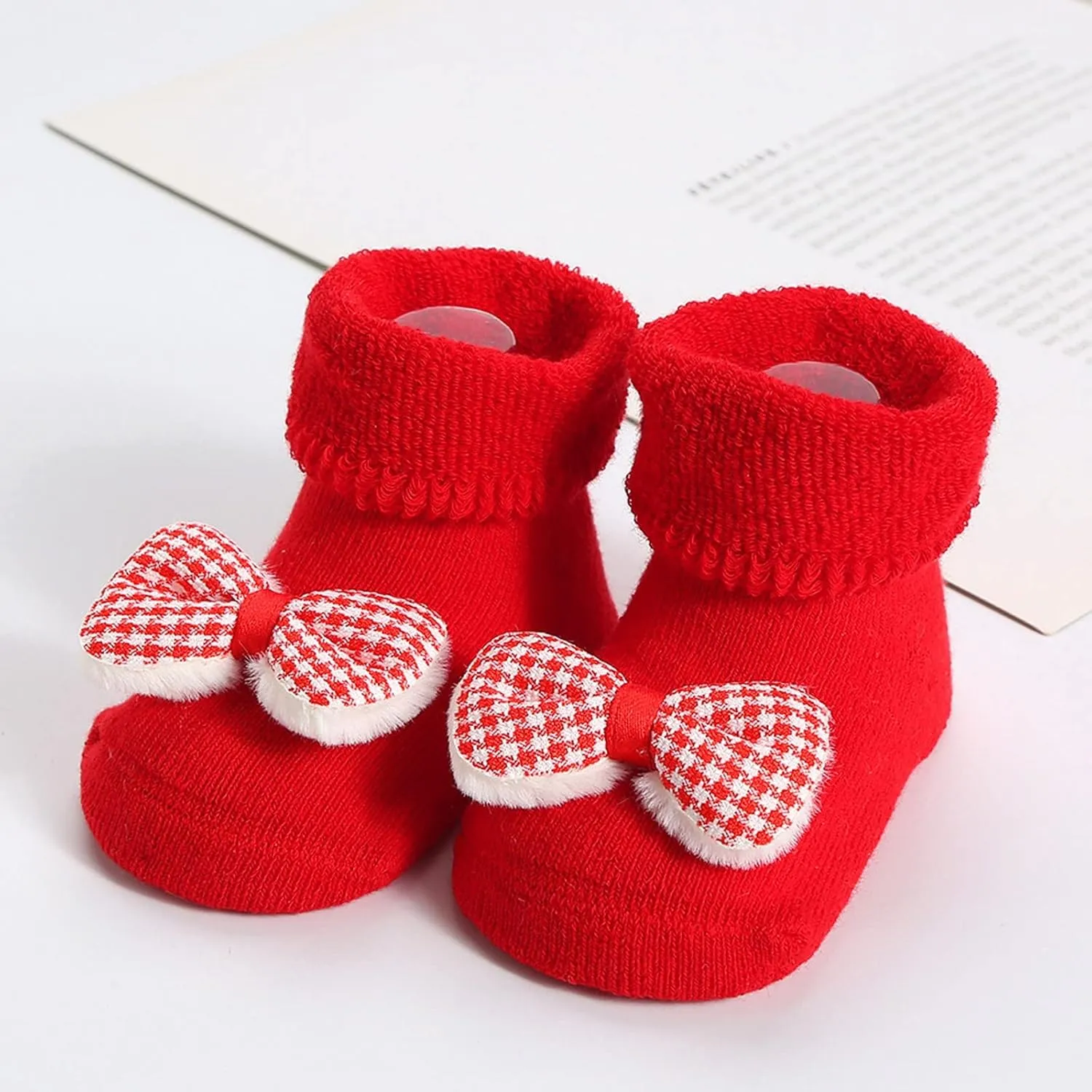 Baby Boy Girl Boots Newborn Shoes Winter Snow Bowknot Anti-Slip Soft Sole Warm Infant Toddler Prewalker Booties