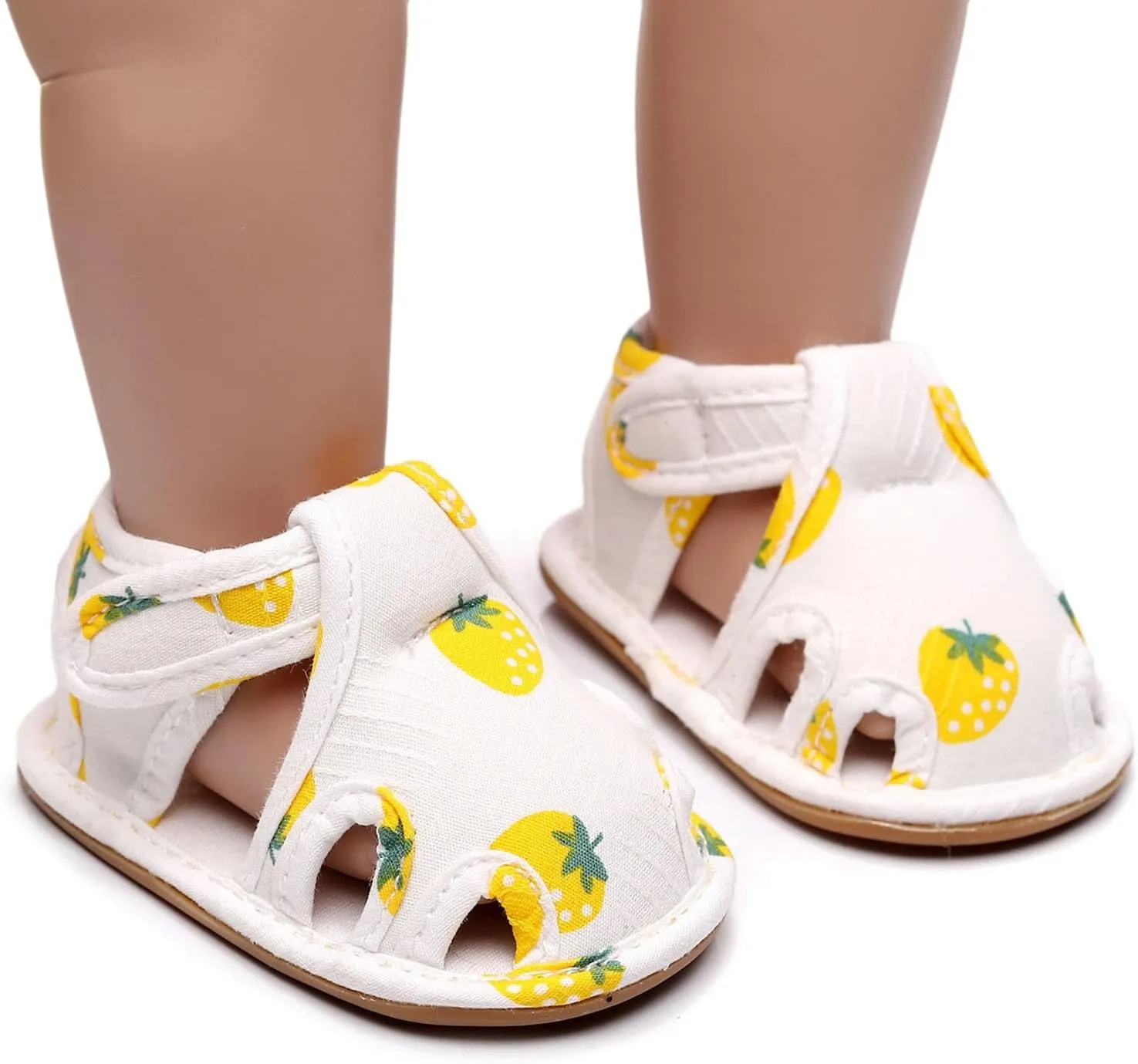 Baby Boy Sandal Infant Toddler Shoes Soft Sole Non Slip Toddler Floor Shoes Fruit Strawberry Ballerina Shoes for Babies