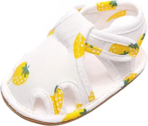 Baby Boy Sandal Infant Toddler Shoes Soft Sole Non Slip Toddler Floor Shoes Fruit Strawberry Ballerina Shoes for Babies