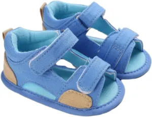 Baby Boys Girls Sandals Rubber Sole Outdoor First Toddler Girls Boys Summer Shoes Closed Toe Sandals for Toddlers