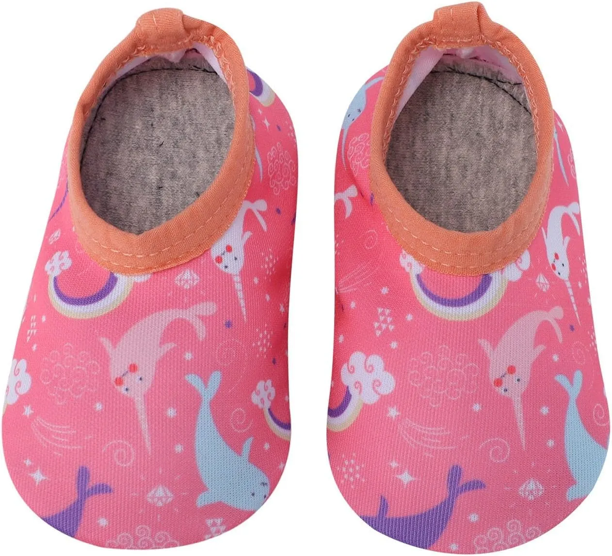 Baby Boys Girls Swim Water Shoes Non-Slip Barefoot Socks for Toddler Kids Beach Pool Outdoor Sports Walking Shoes
