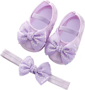 Baby Shoes Fashion Soft Sole Infant Shoes Pearl Dress Flower Princess Shoes Infant Shoes Size 4 Shoes for Baby Girls