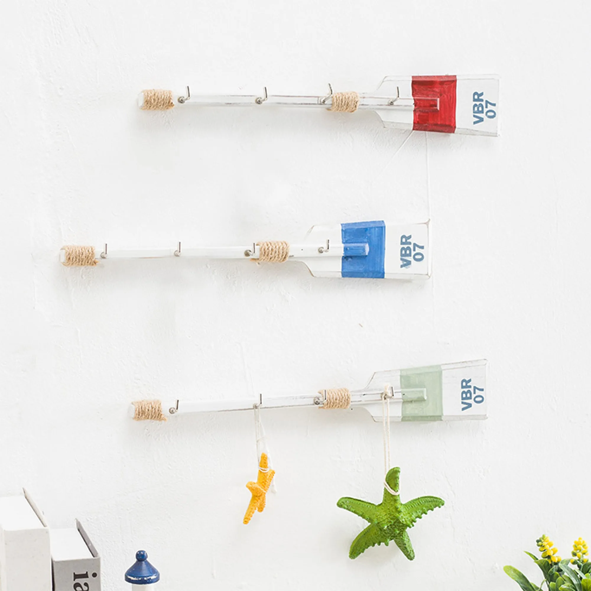 Babymoon Set of 2 | Mediterranean Sailing Paddle Key Stand | Beach Sea Style | Photography Prop | Furniture