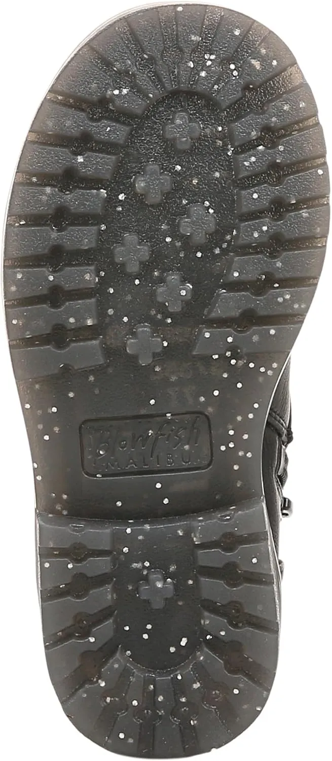 Blowfish Malibu Girl's Rena Toddler Side Zip Combat Boot