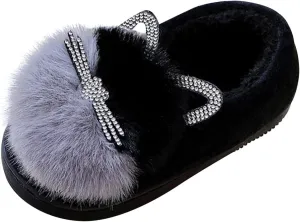 Boy Slippers Size 11 Kids Children's Boys Girls Fashion Shoes Plush Shoes Indoor Warm And Cute Gymnastic Flip Flops
