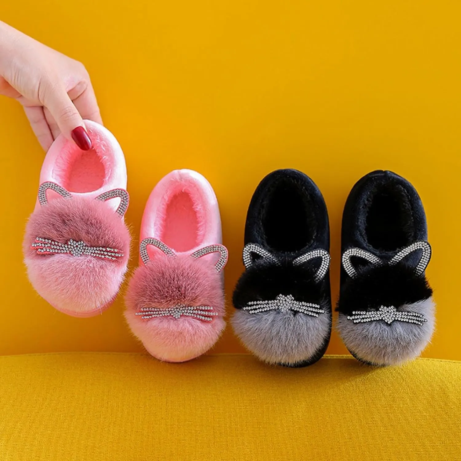 Boy Slippers Size 11 Kids Children's Boys Girls Fashion Shoes Plush Shoes Indoor Warm And Cute Gymnastic Flip Flops
