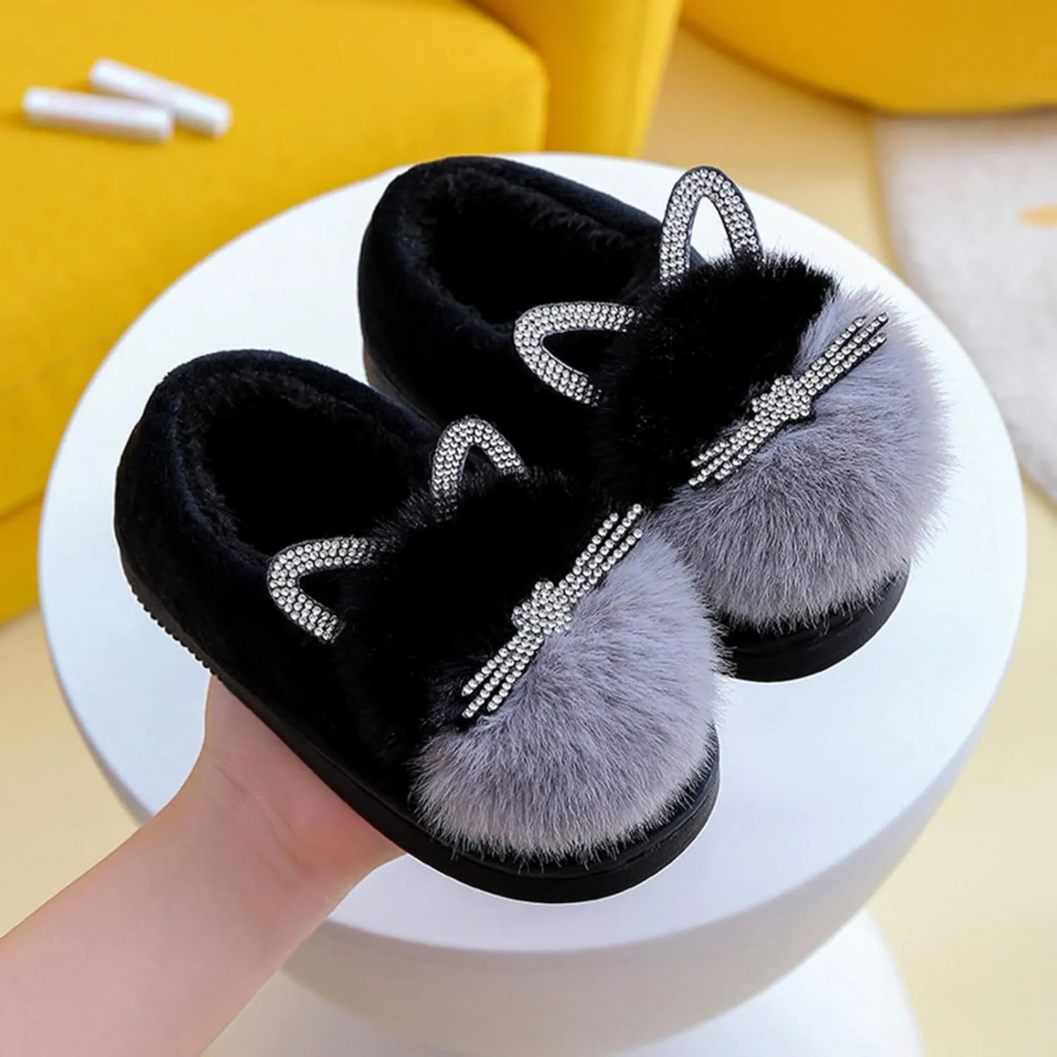 Boy Slippers Size 11 Kids Children's Boys Girls Fashion Shoes Plush Shoes Indoor Warm And Cute Gymnastic Flip Flops