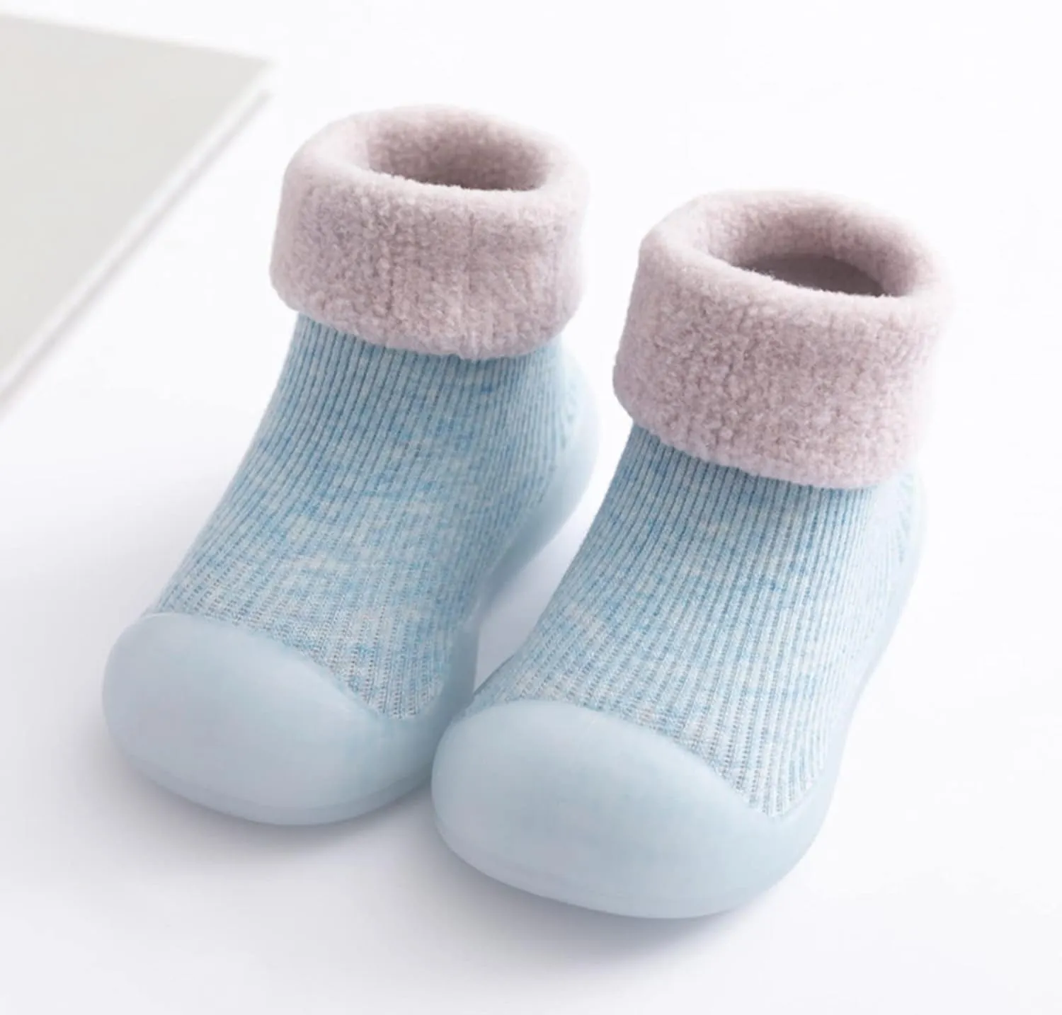 Boys Slippers Small Girls Socks Slipper Soft Baby Boys Rubber Shoes Sole Solid Toddler Kids Kid Slides Size 2