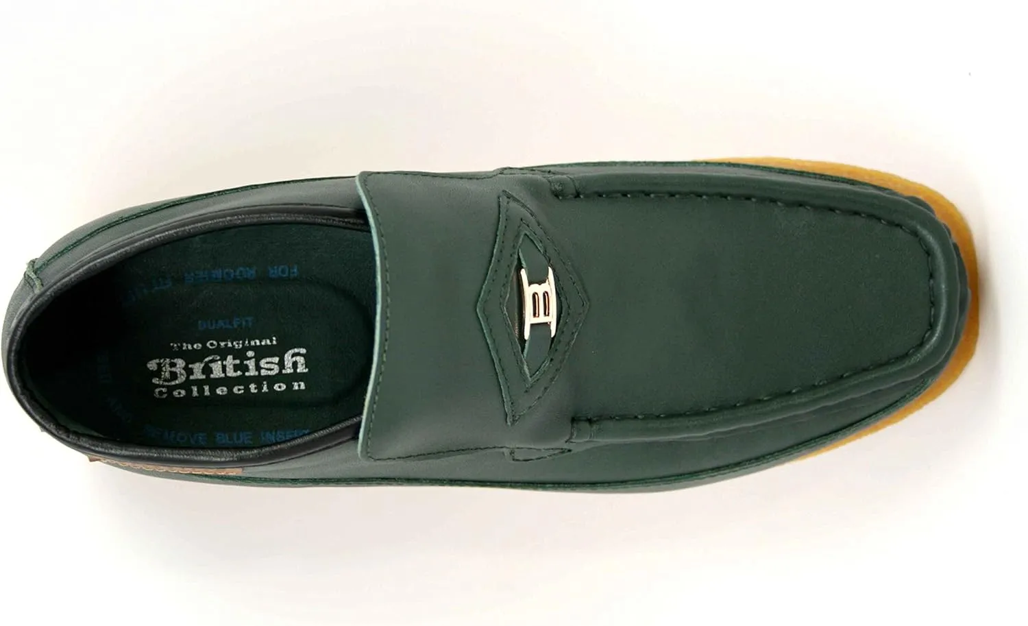 British Collection Men's BWB Three Quarters Slip on Leather Shoes