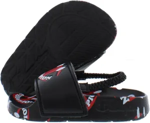 Champion Ipo Smile Slide Infant/Toddler Shoes Size 8, Color: Black/Red