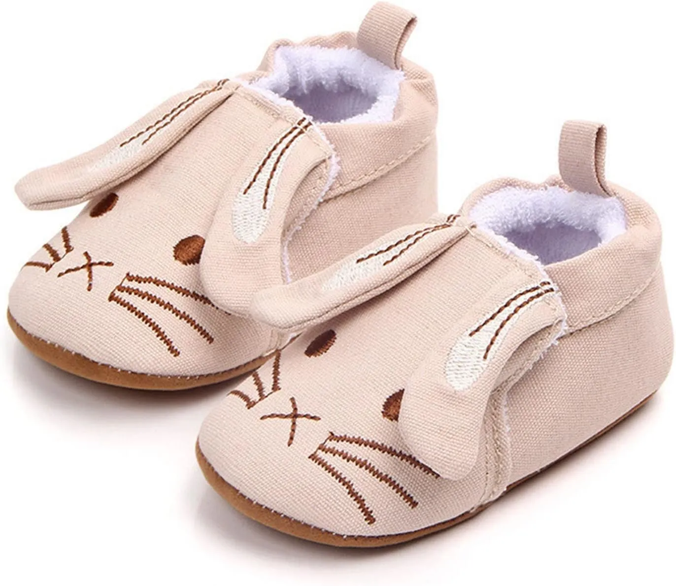 Children Sandals Infant Toddler Shoes Soft Sole Toddler Shoes 3D Little Ear Cartoon Embroidery Princess Shoes