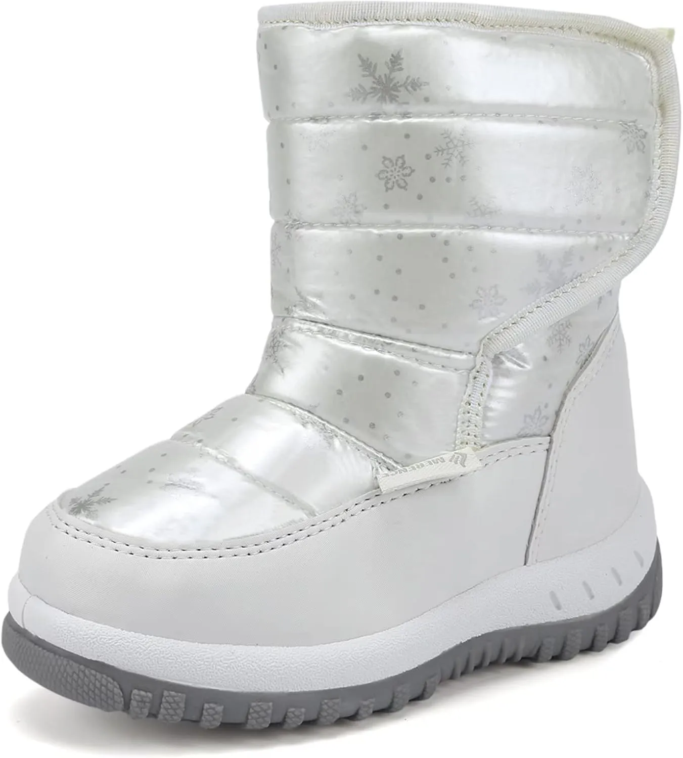 CIOR Winter Snow Boots for Boy and Girl Outdoor Waterproof with Fur Lined(Toddler/Little Kids)