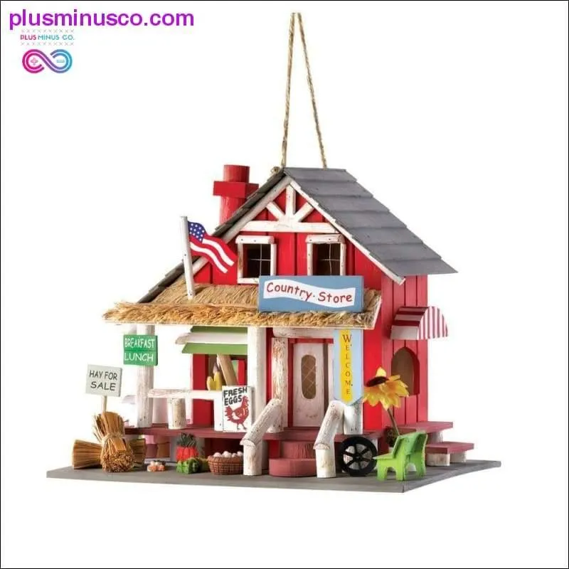 Country Store Birdhouse ll Plusminusco.com