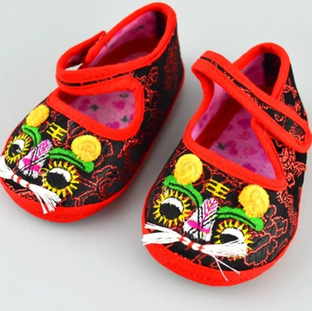 CRB Baby Boy Girl Newborn Infant Chinese New Years Celebration Asian Lion Shoe
