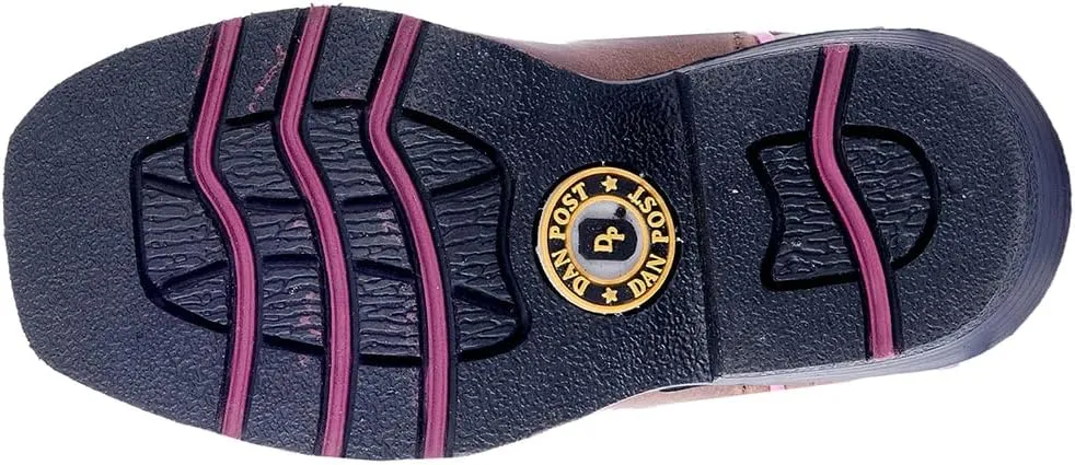 Dan Post Boots Toddler Girls Tryke Embroidered Square Toe Casual Boots Mid Calf - Purple