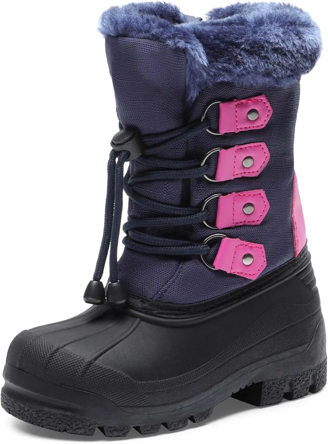 DREAM PAIRS Boys & Girls Waterproof Winter Snow Boots for Little Kid/Big Kid