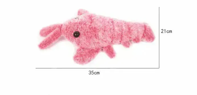 Electric Jumping Shrimp USB Charging Simulation Lobster Funny  Pets Toy
