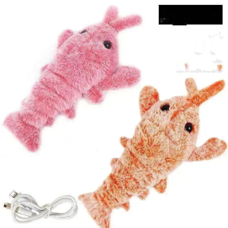 Electric Jumping Shrimp USB Charging Simulation Lobster Funny  Pets Toy