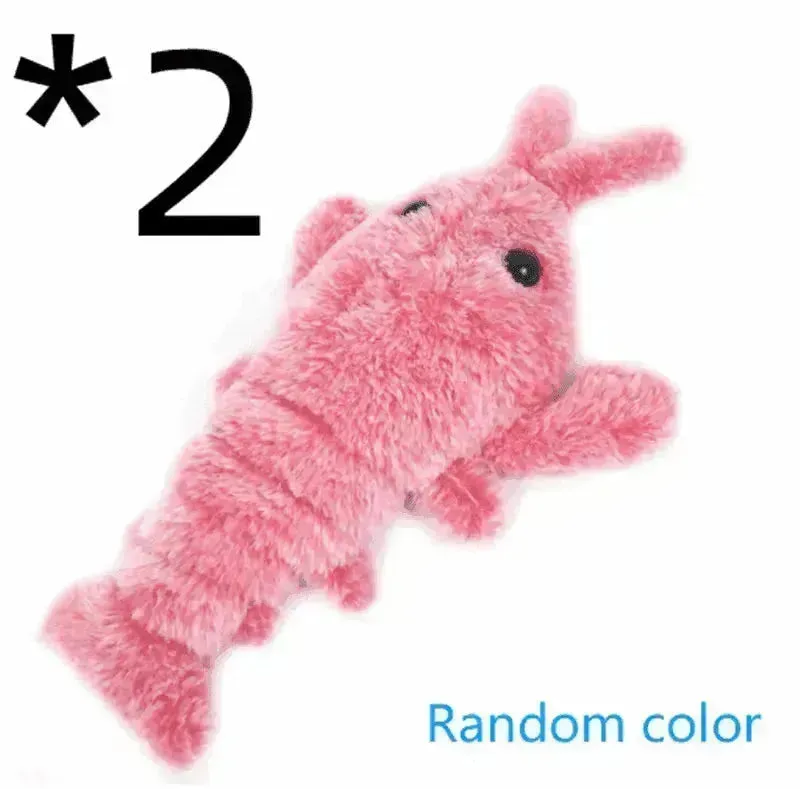 Electric Jumping Shrimp USB Charging Simulation Lobster Funny  Pets Toy