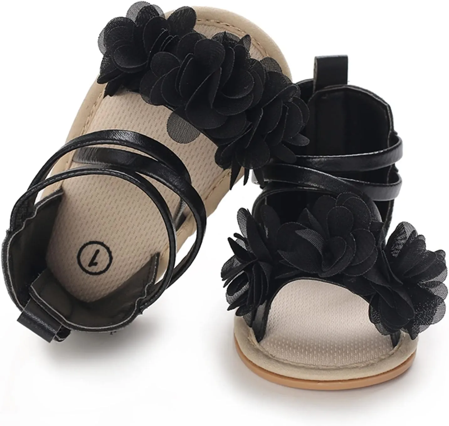 EnJoCho Toddler Kids Infant Girls Soild Colour Princress Shoes Sandals Soft Sole Non Slip First Walkers Prewalker Shoes