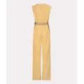 Esqualo Yellow Fancy Crinkle Jumpsuit