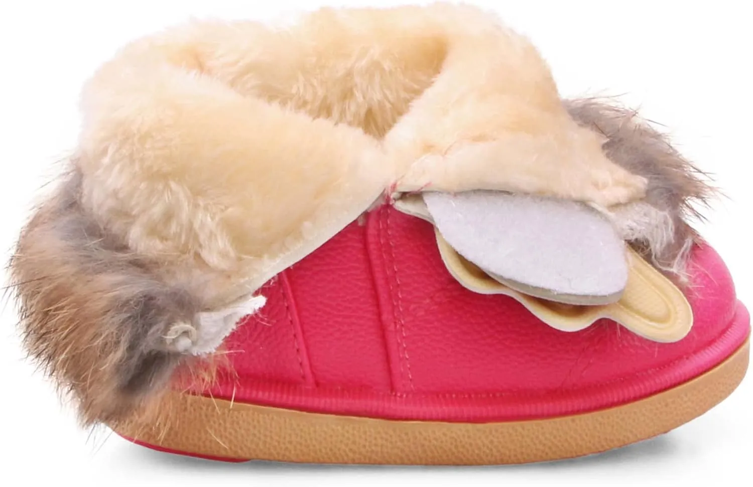 FJWYSANGU Toddler Girl Warm Winter Snow Boots Plush inner Outdoor Boots Waterproof Walking Shoes Flat Easy on for Toddlers Little Girls