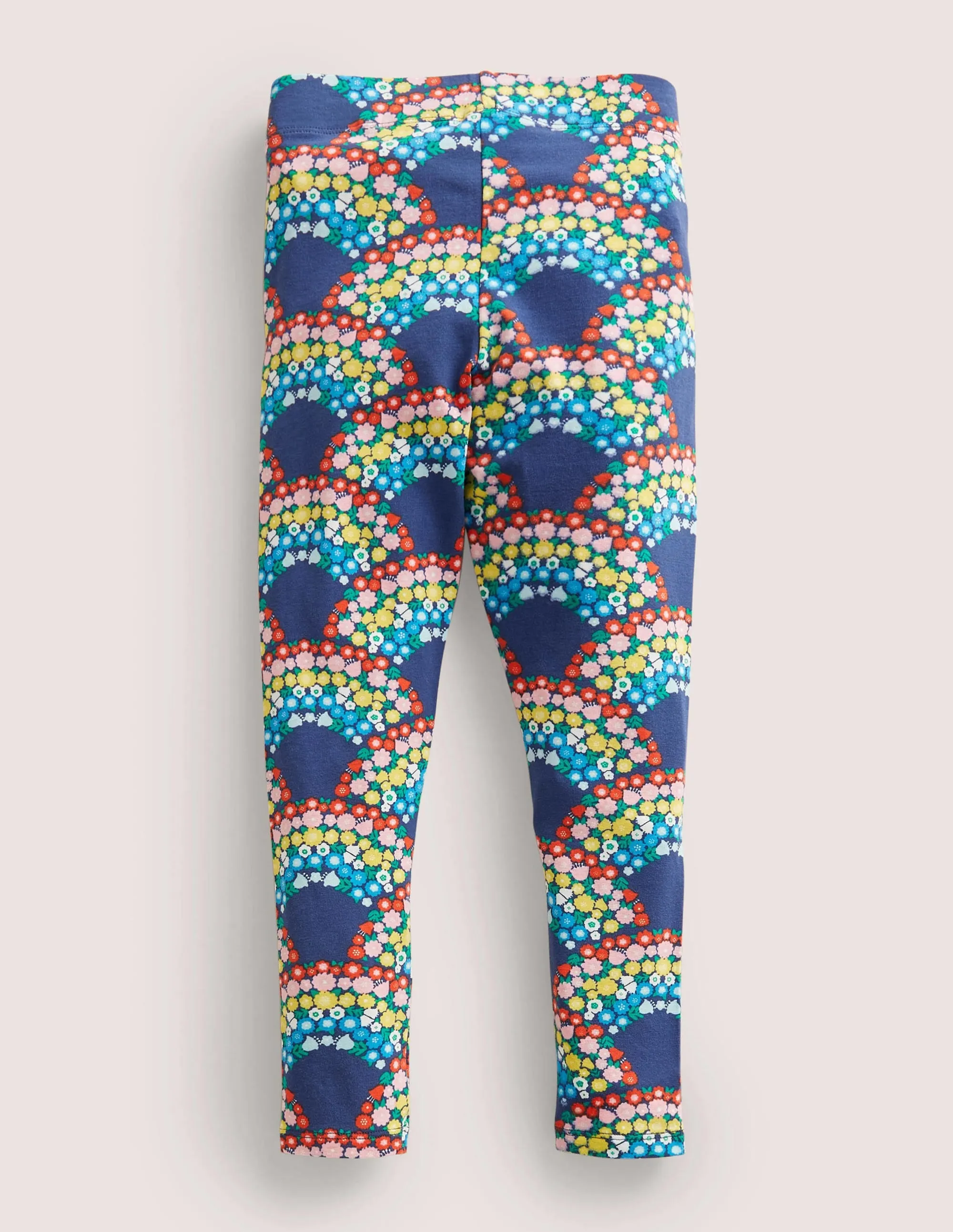 Fun Leggings-Starboard Blue Rainbows