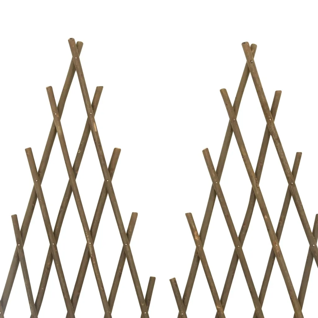 Garden Trellis Fences 5 pcs 170x75 cm Willow