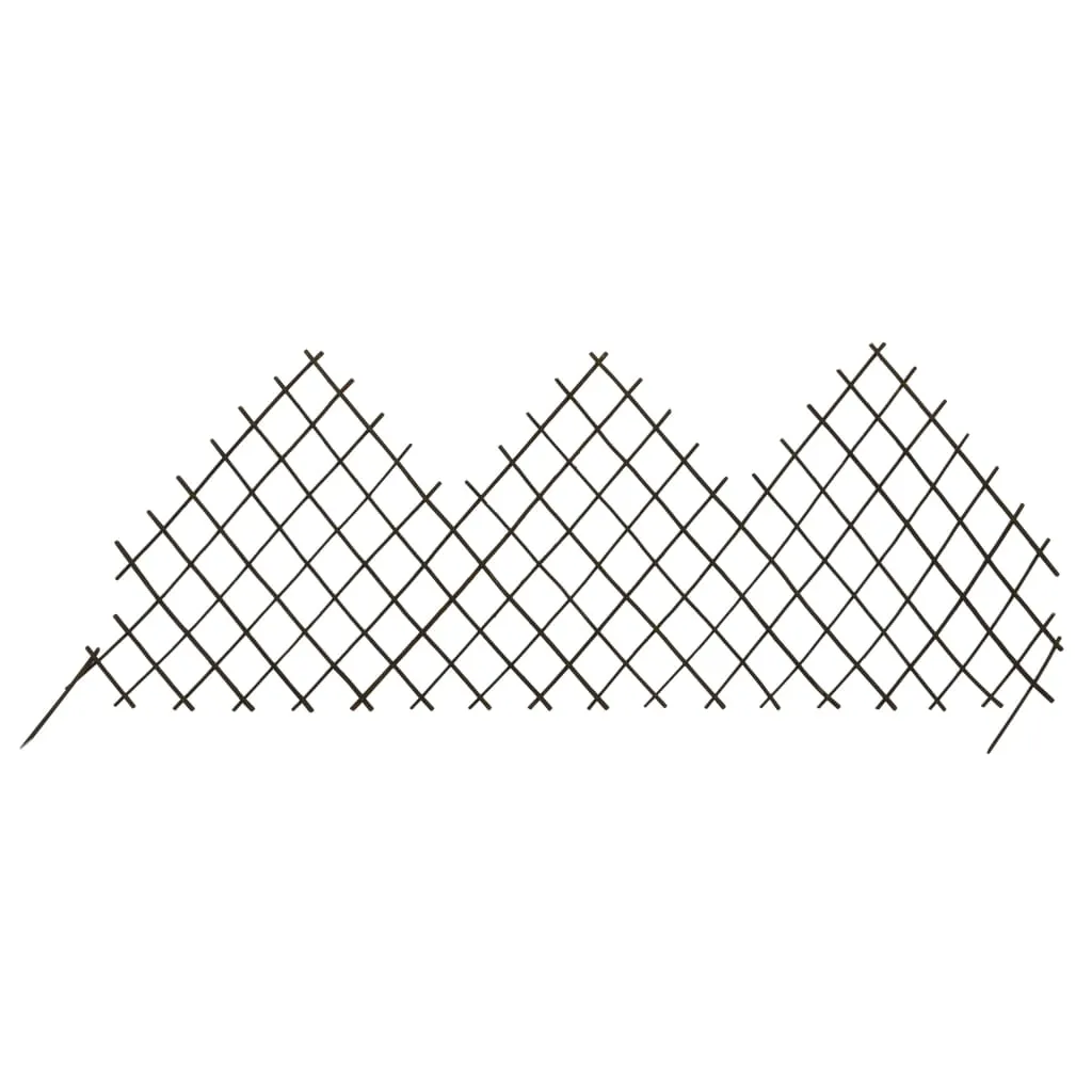 Garden Trellis Fences 5 pcs 170x75 cm Willow