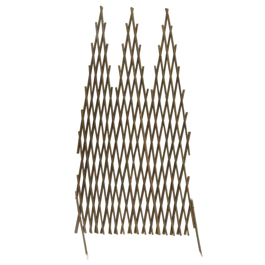 Garden Trellis Fences 5 pcs 170x75 cm Willow