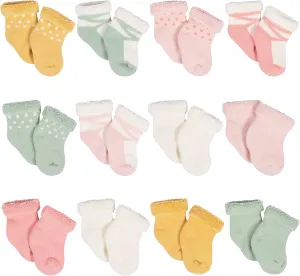 Gerber Baby 12-pair Sock Bundle