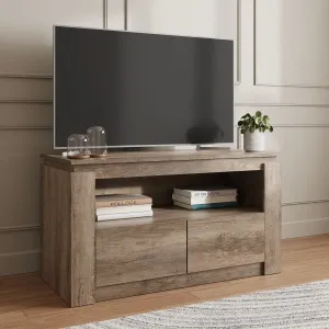GFW Canyon Oak 2 Drawer TV Unit