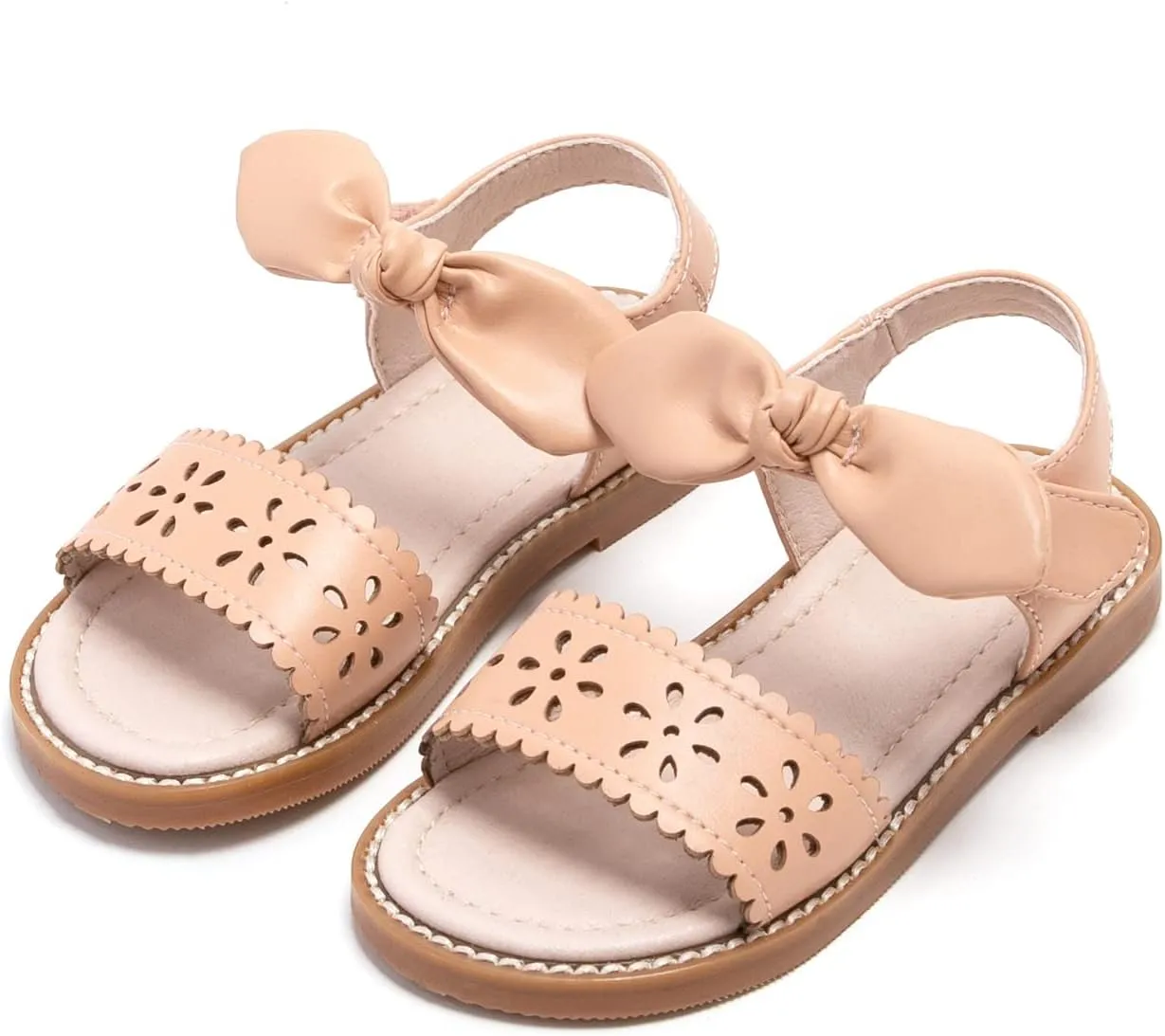 GINFIVE Toddler Girls Sandals Little Girls Kids Summer Shoes Toddler Sandals