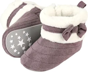 girls baby boots bowBaby shoe